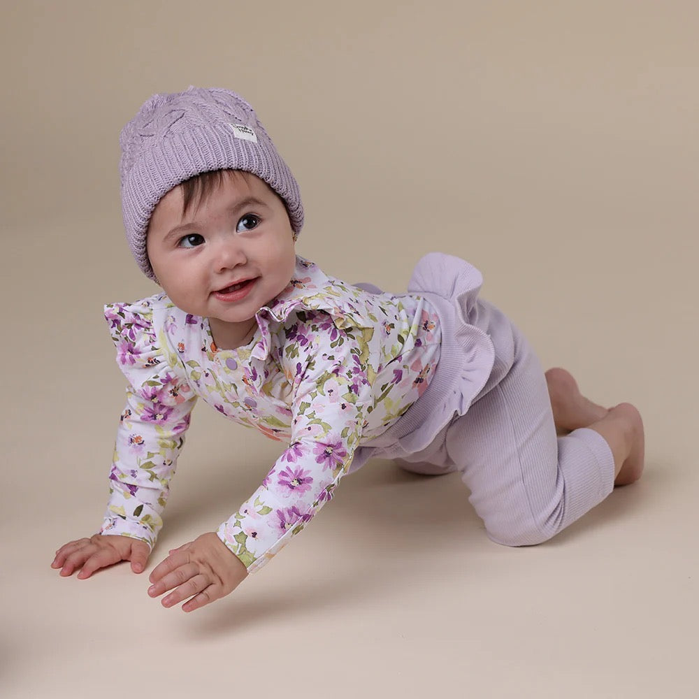 Isla L/S Bodysuit With Frill