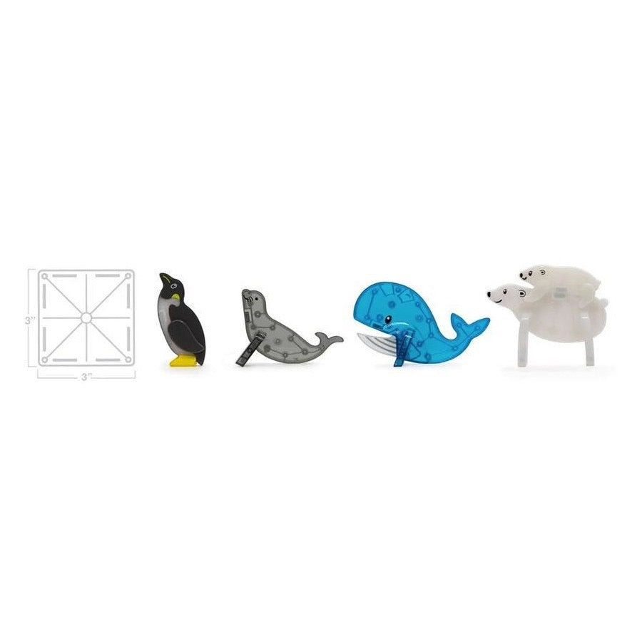 MAGNA-TILES - Arctic Animals - 25 Piece Set