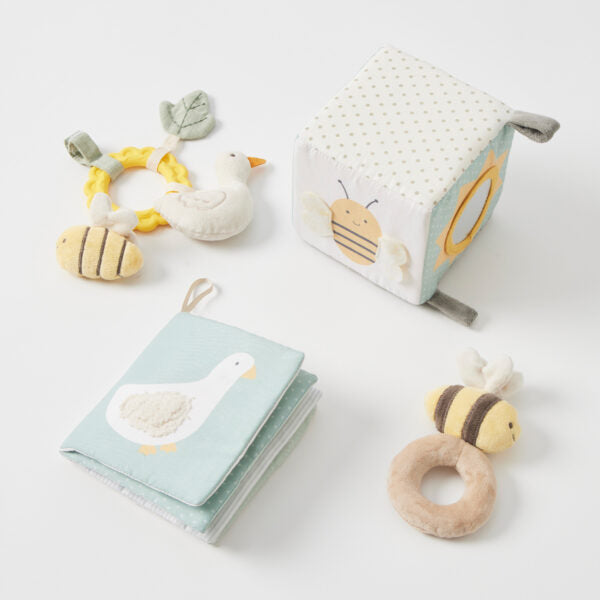 Jiggle & Giggle - Plush Bee Rattle