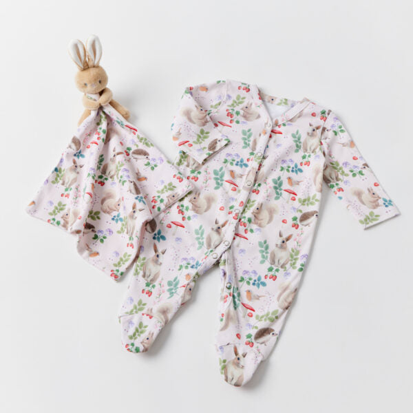 Romper and Comforter Gift Set - Jiggle and Giggle
