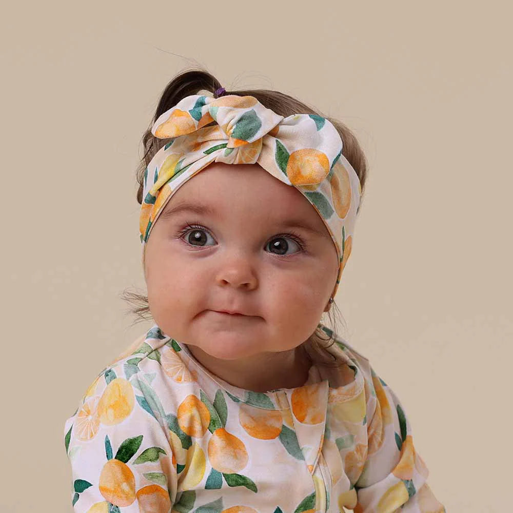 Snuggle Hunny - Sunny Citrus Organic Topknot