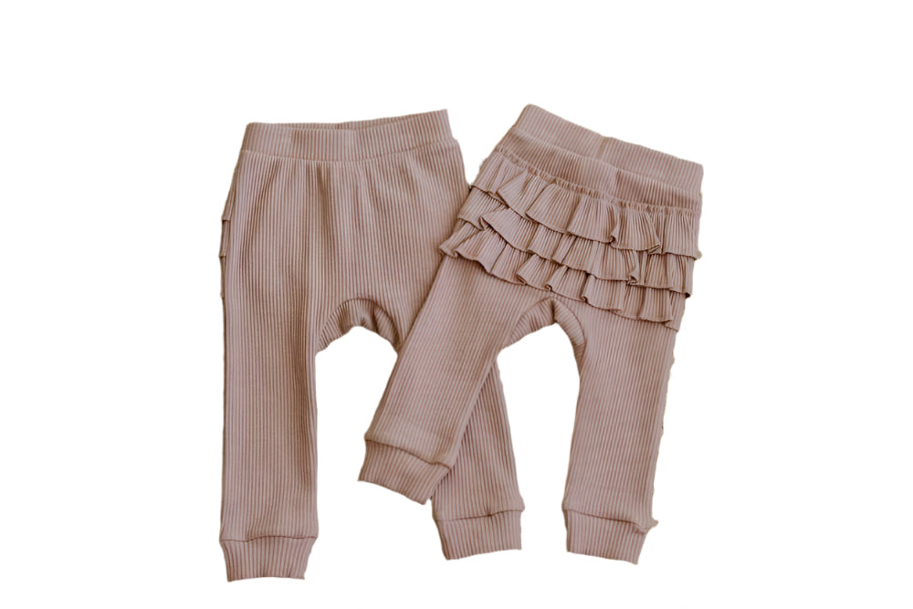 Bump Pink Ruffle Pants