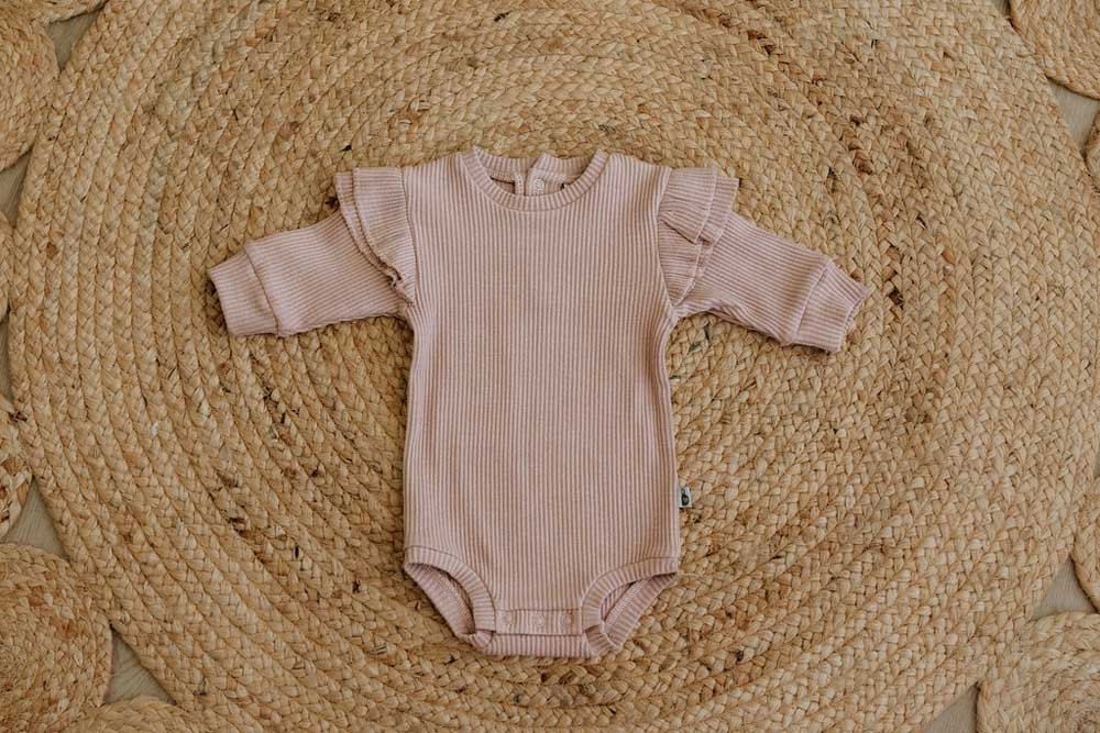Bump Pink Long Sleeve Bodysuit