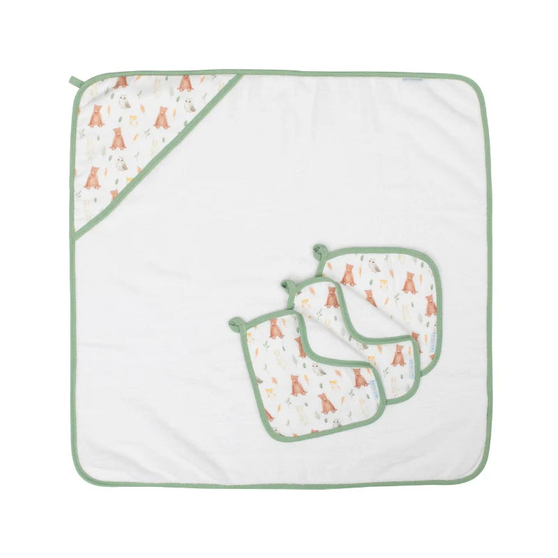All4Ella - Hooded Towel - Forest Friends