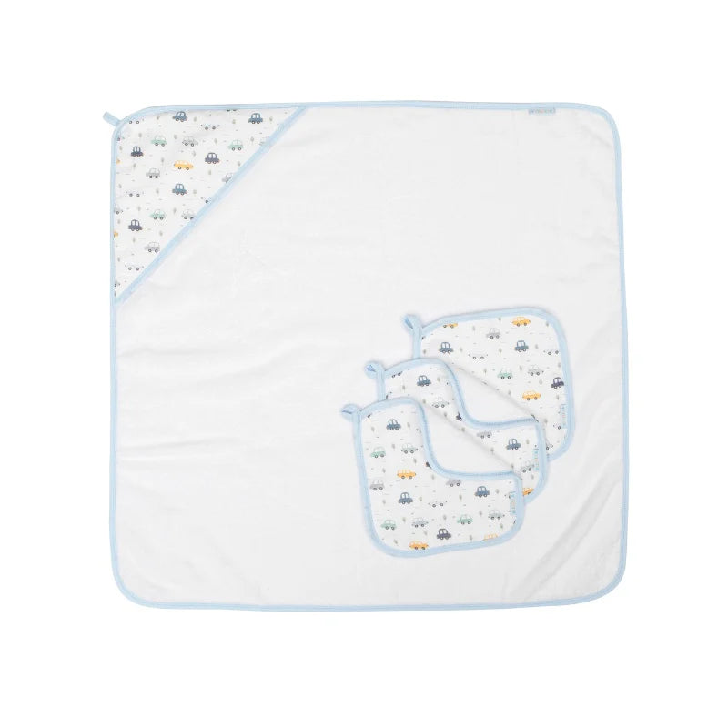 All4Ella - Hooded Towel - Beep Beep