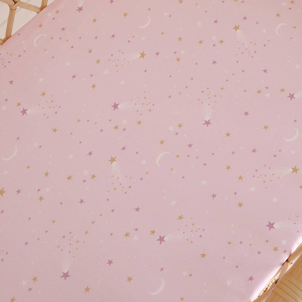 Snuggle Hunny - Twinkle Organic Bassinet Sheet / Change Pad Cover