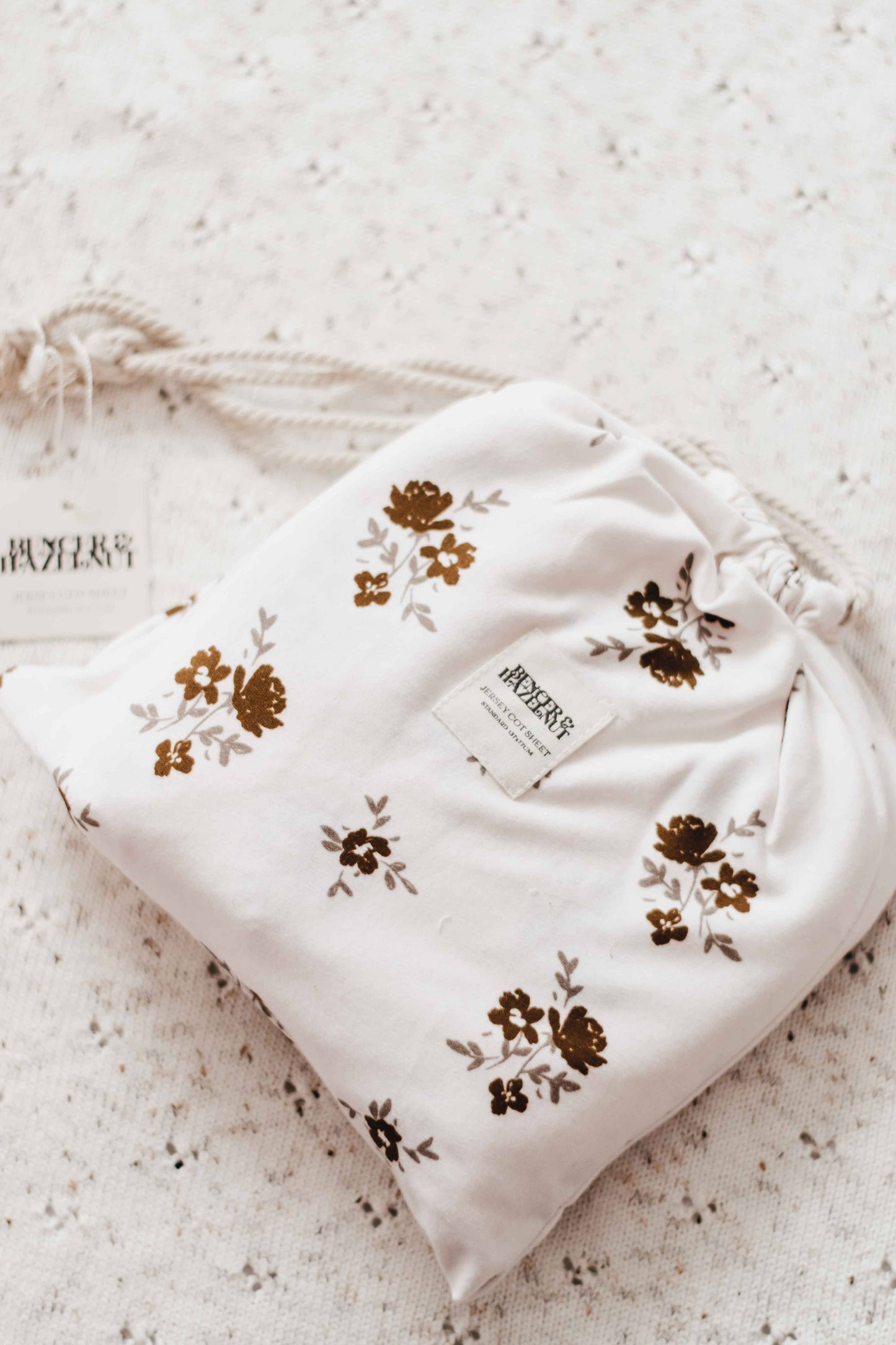 Bencer & Hazelnut - Cot Sheet - Secret Garden