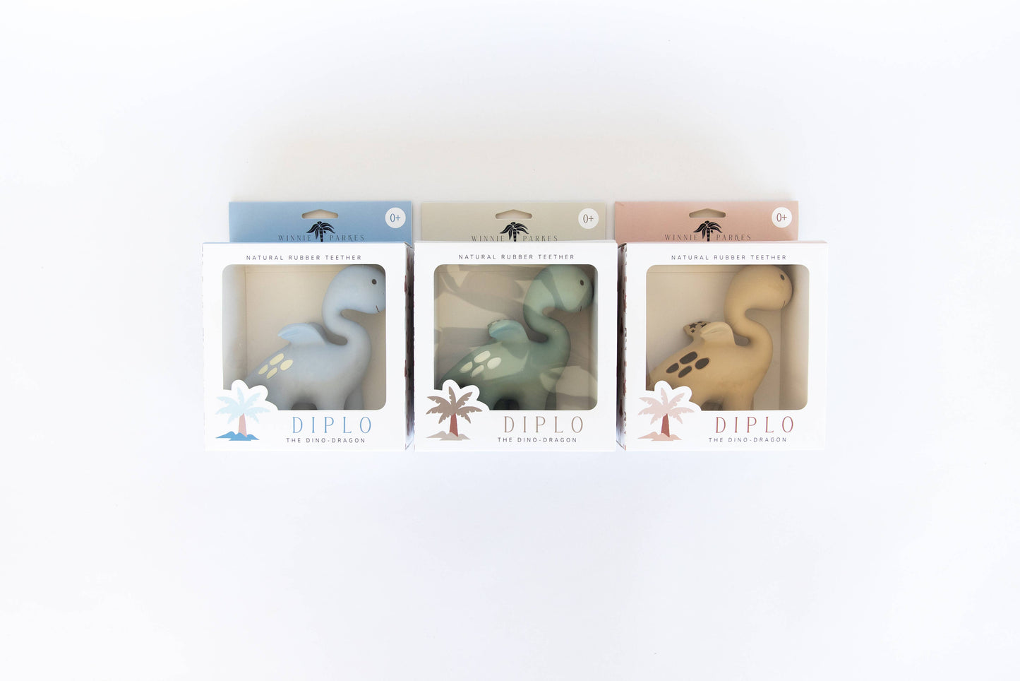 Winnie Parkes - Diplo the Dino-Dragon Natural Rubber Teether