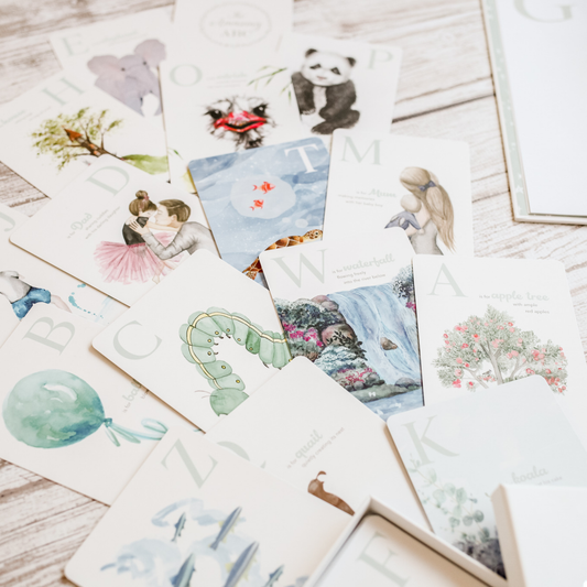 Adored Illustrations - The Amazing ABC Flash Cards