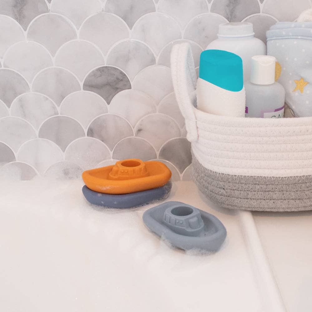 Living Textiles - 3pk Silicone Tub Time Boat
