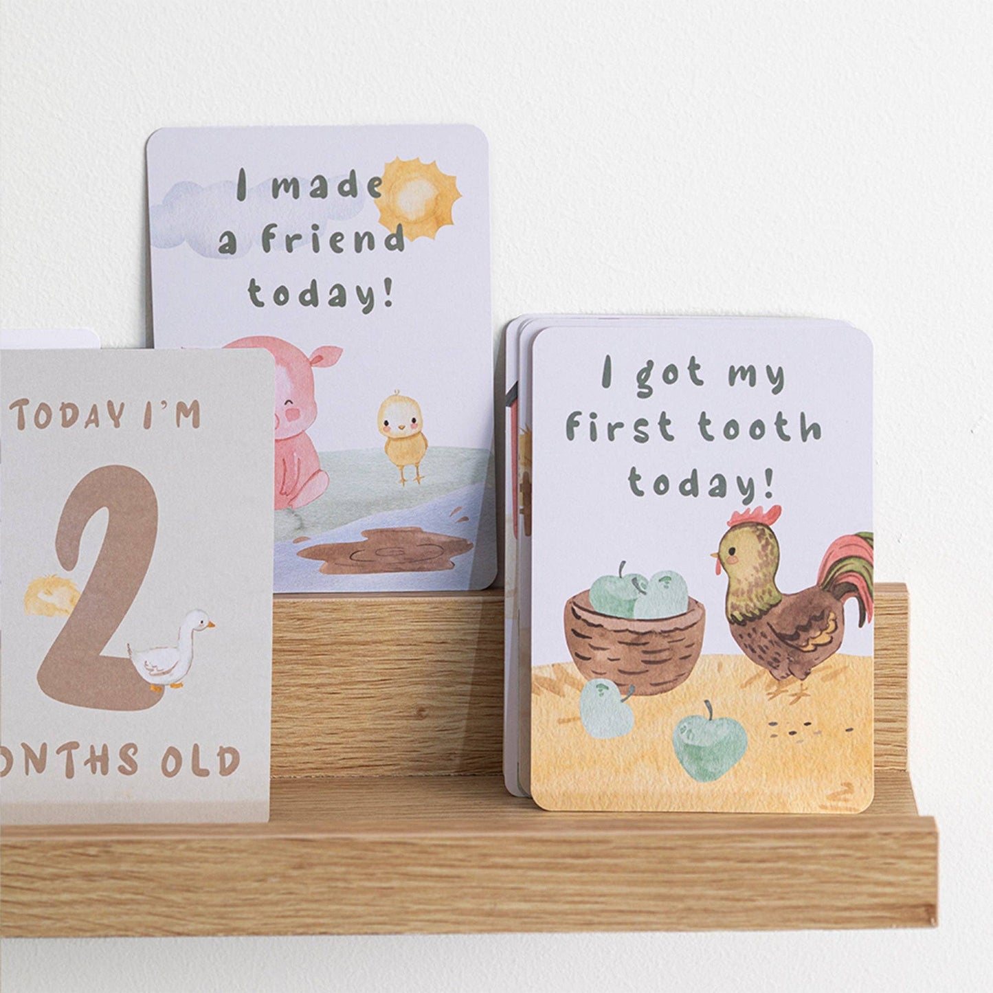 Living Textiles - Milestone cards - Tractor Ride