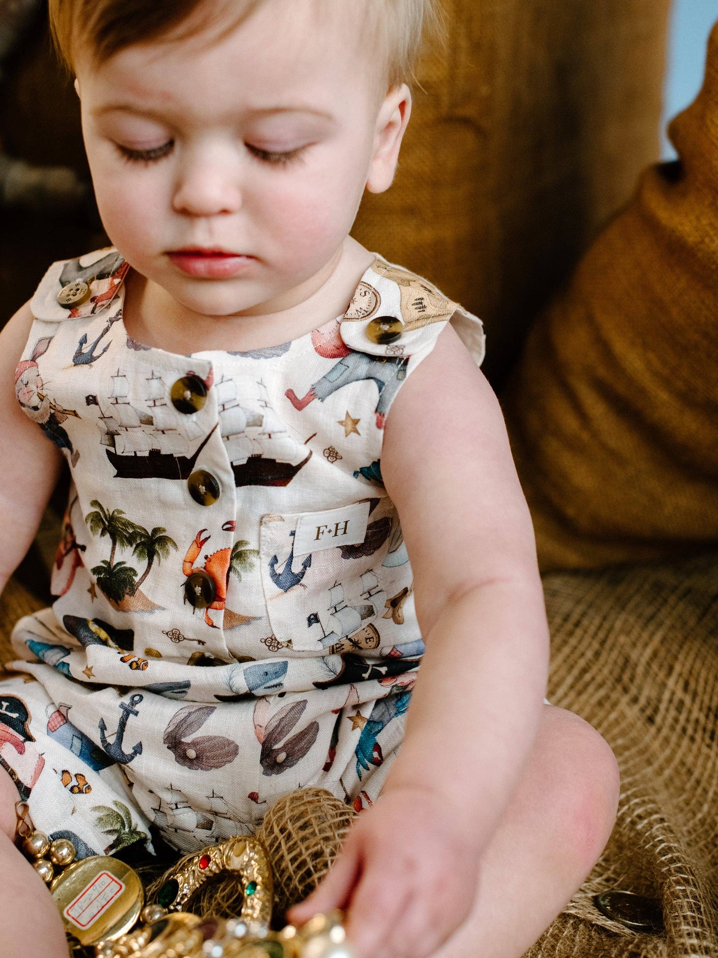 Fleur Harris - 'Ships Ahoy!' Explore Playsuit