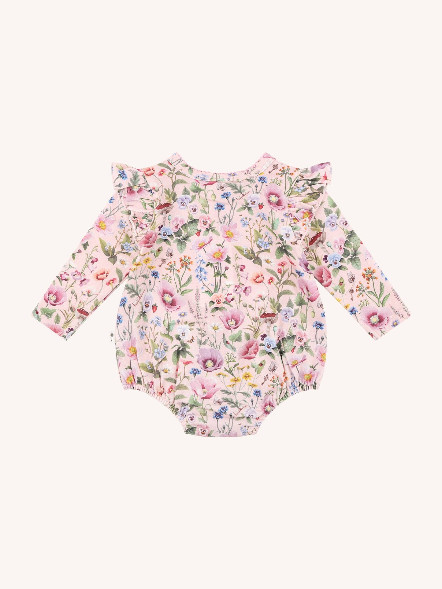 Fleur Harris - 'Garden of Dreams' Delightful Frill Bodysuit - Peach