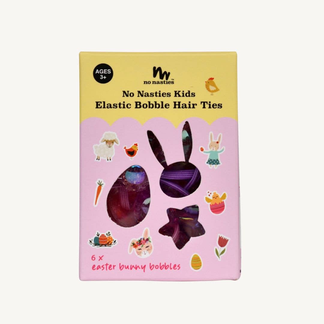 no nasties kids - Bunny Bobbles Elastics Set