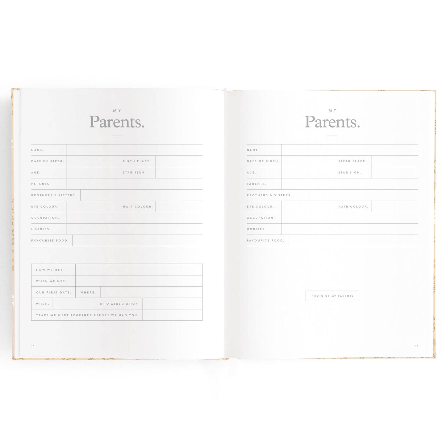 Fox & Fallow - Baby Book Cedarwood