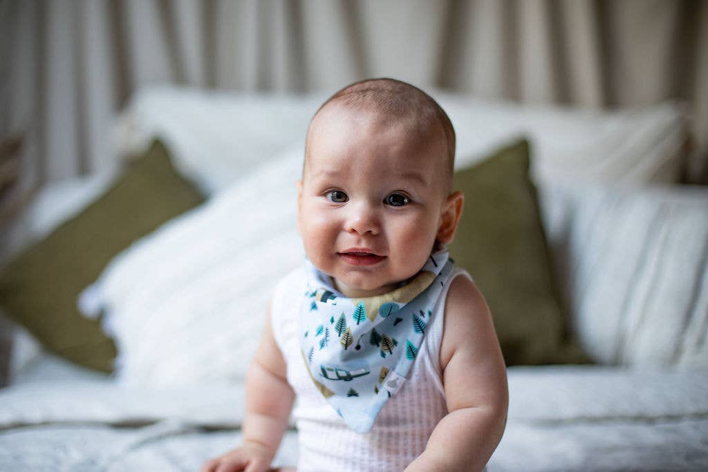 Emotion & Kids - Retro Camping Organic Cotton Bandana Bibs
