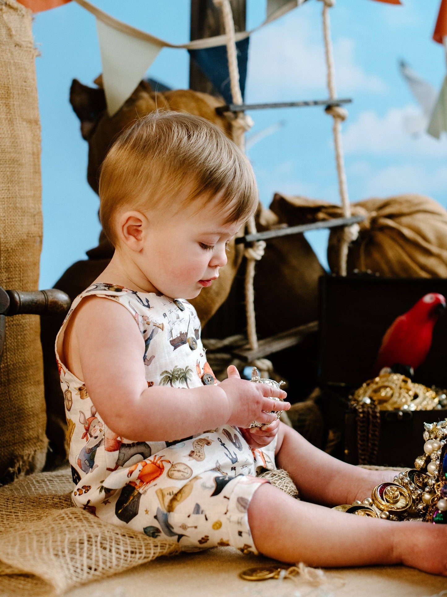 Fleur Harris - 'Ships Ahoy!' Explore Playsuit
