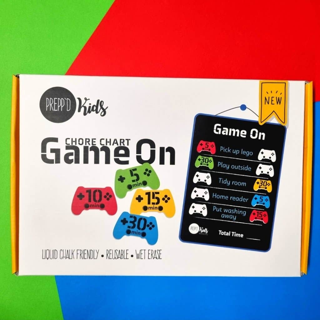 Prepp'd Kids - Game On Chore Chart (A4)