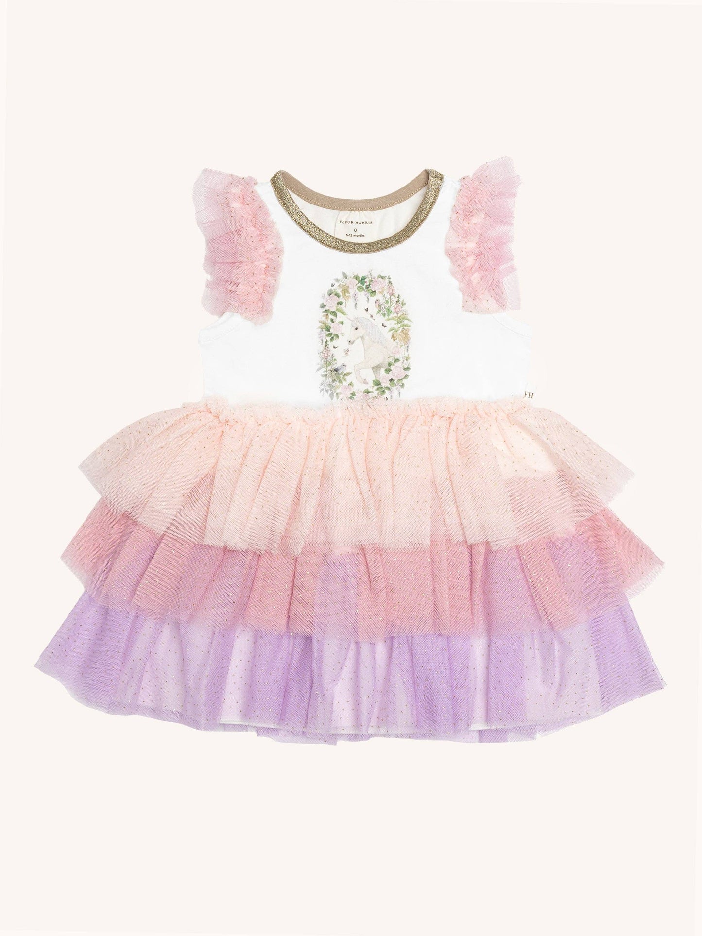 Fleur Harris - 'Unicorn Dream' Signature Tutu Dress - Baby - Rainbow
