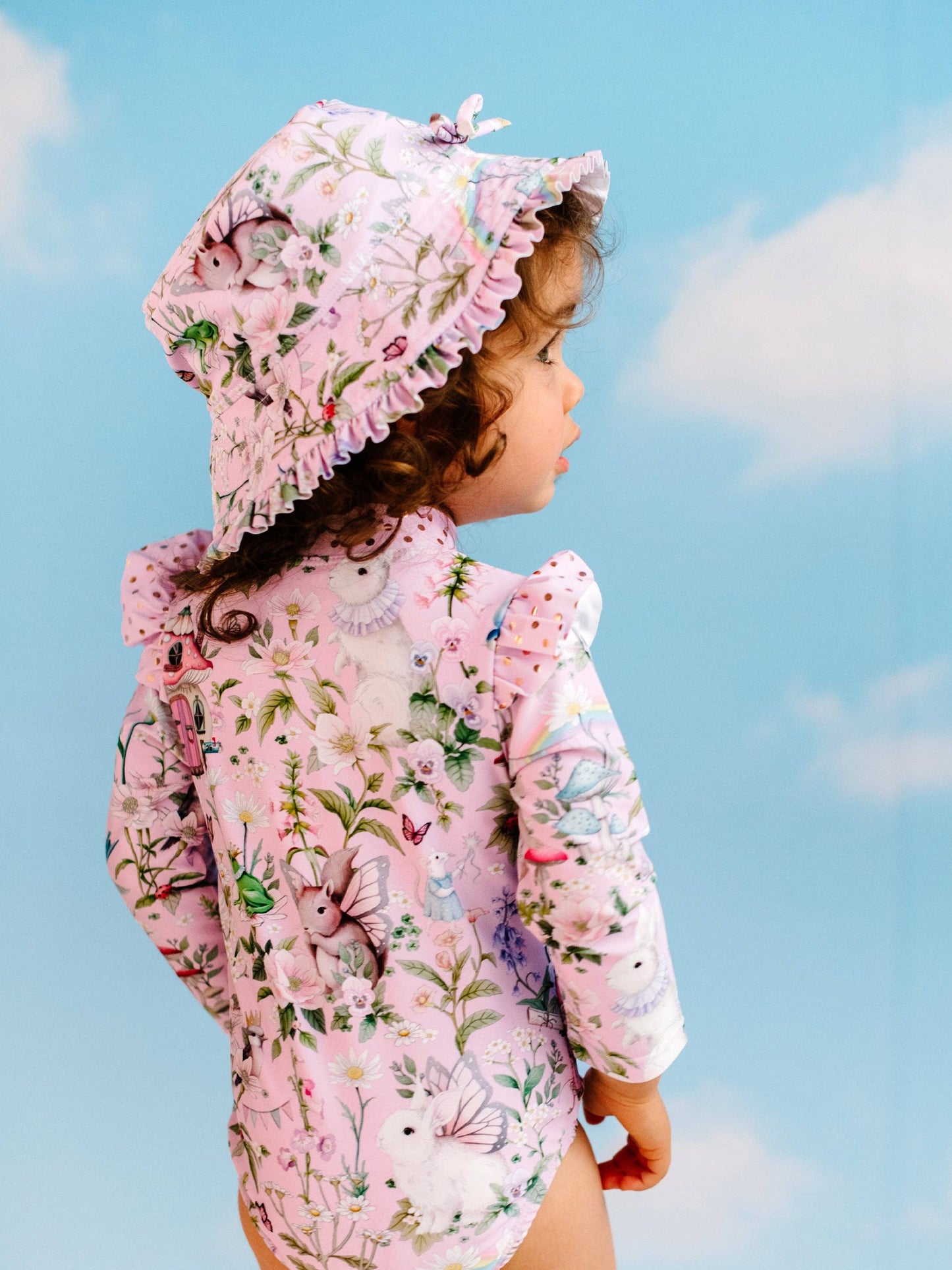 Fleur Harris - 'Fairyland' Swim Hat - Pink Lavender