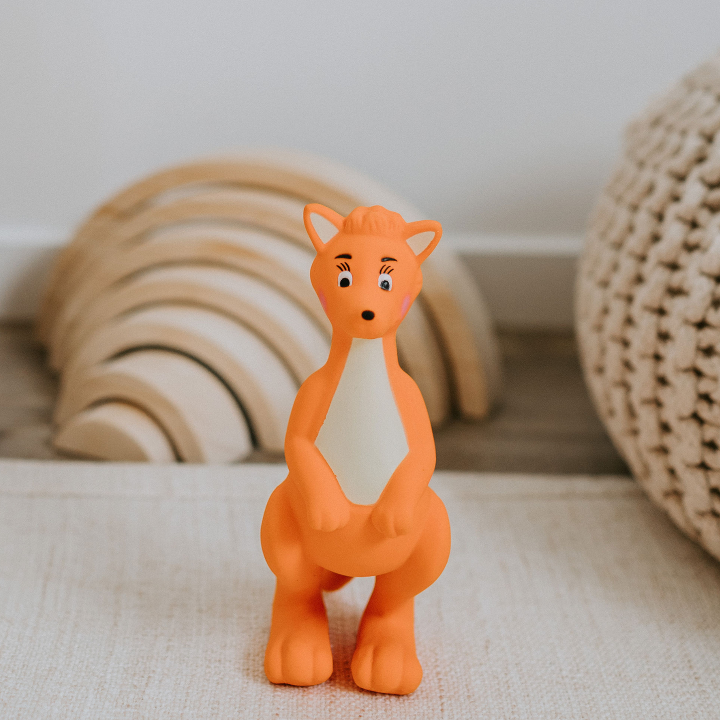 Mizzie The Kangaroo Natural Rubber Teething Toy