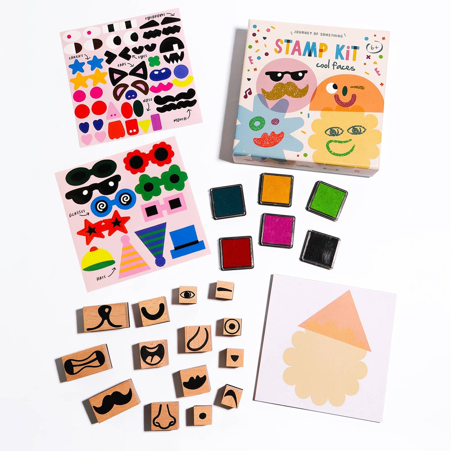 Journey Of Something AU & EU - Stamp Kit - Cool Faces