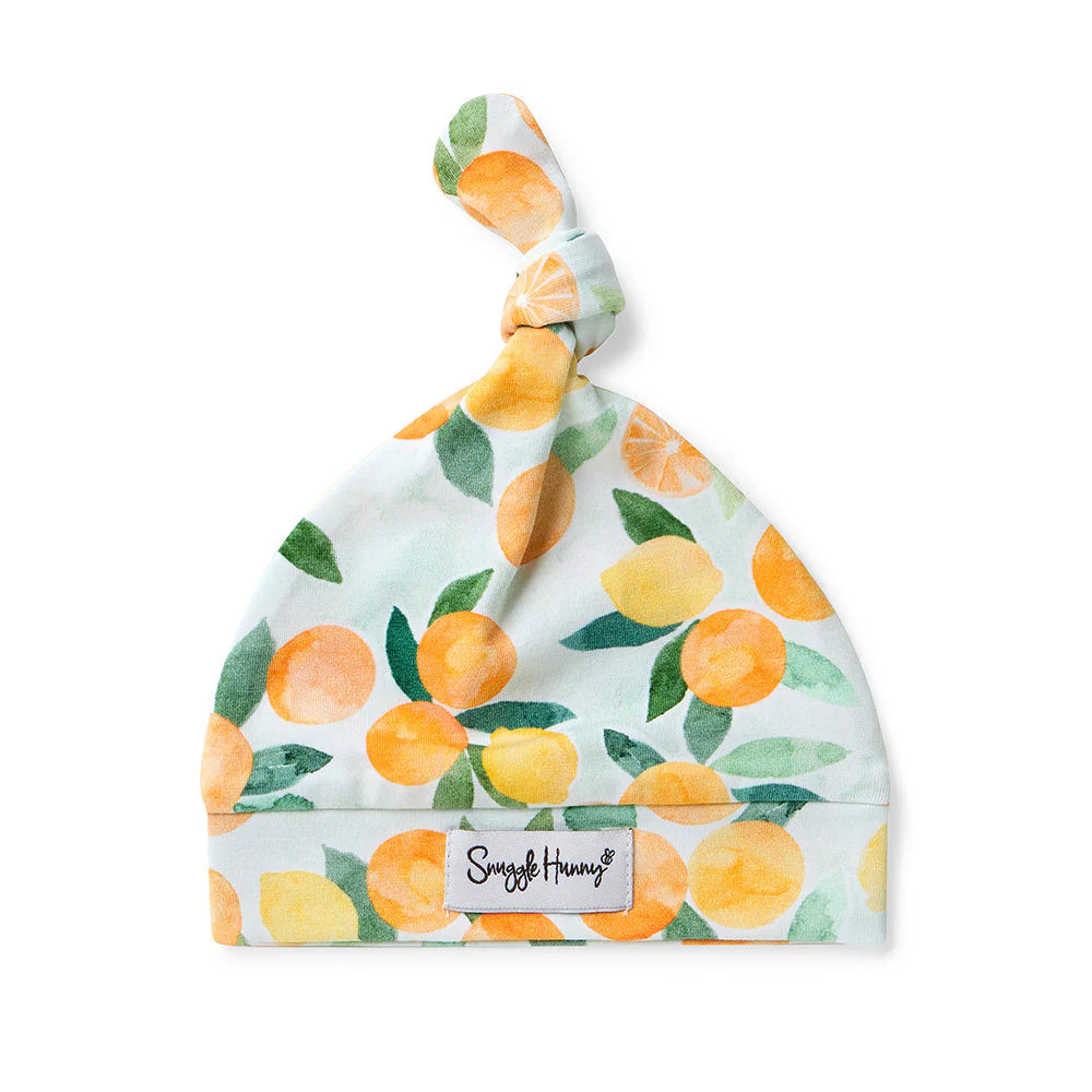 Snuggle Hunny - Citrus Squeeze Organic Knotted Beanie