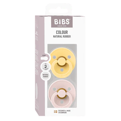 Bibs Dummies - Pale Butter/Petal - Round