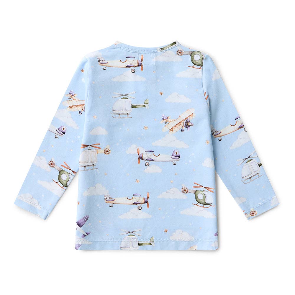 Snuggle Hunny - Taking Flight Organic Long Sleeve Top