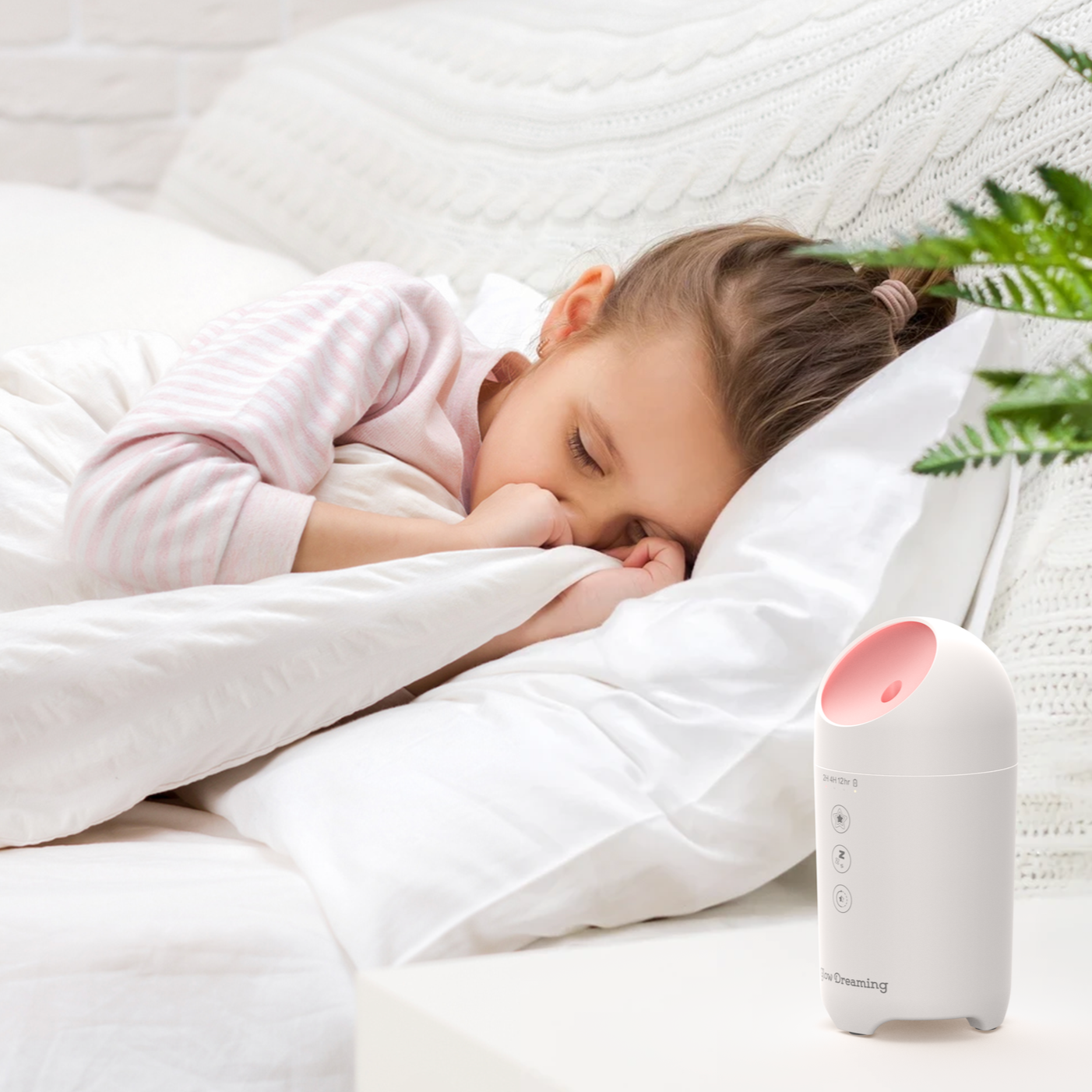 Glow Dreaming - Travel All in One Night Light-Pink Noise-Aromatherapy