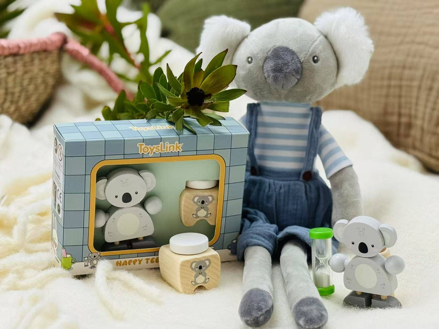 ToysLink - Wooden Happy Teeth Duo with Story Book-Koala