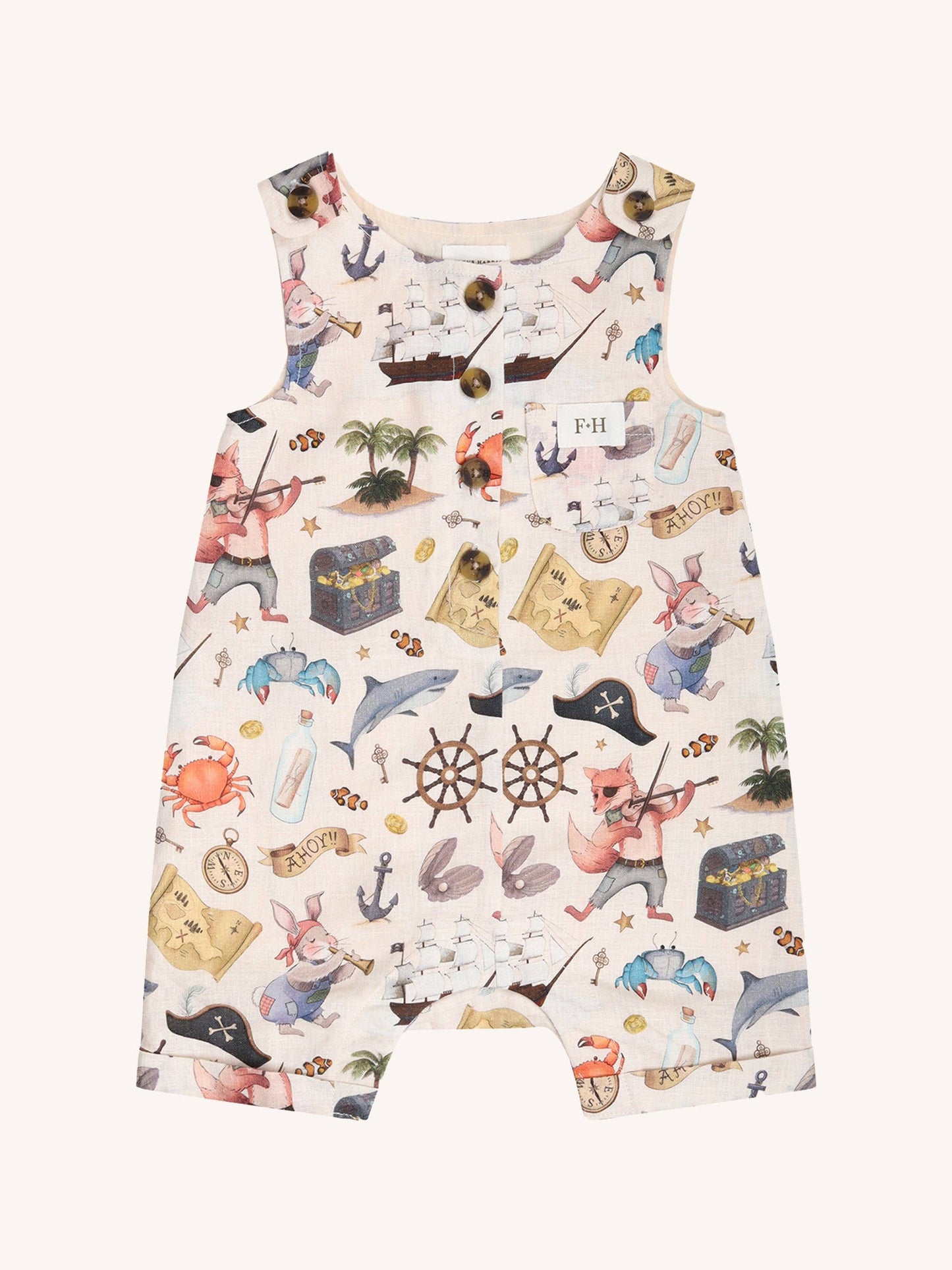 Fleur Harris - 'Ships Ahoy!' Explore Playsuit