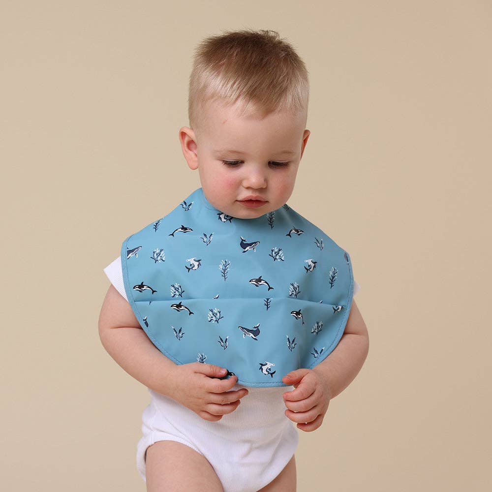 Snuggle Hunny - Blue Ocean Snuggle Bib