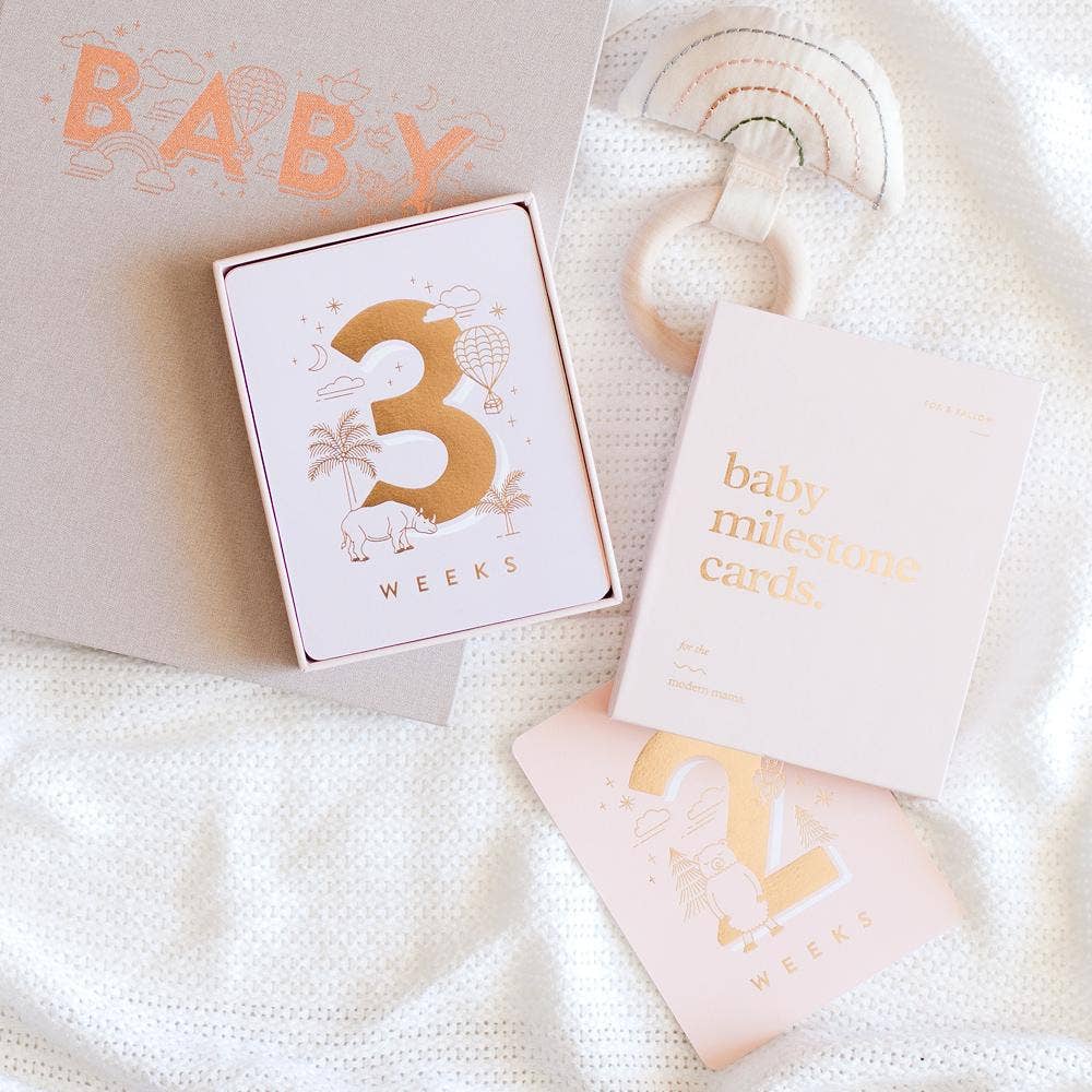 Fox & Fallow - Baby Milestone Cards