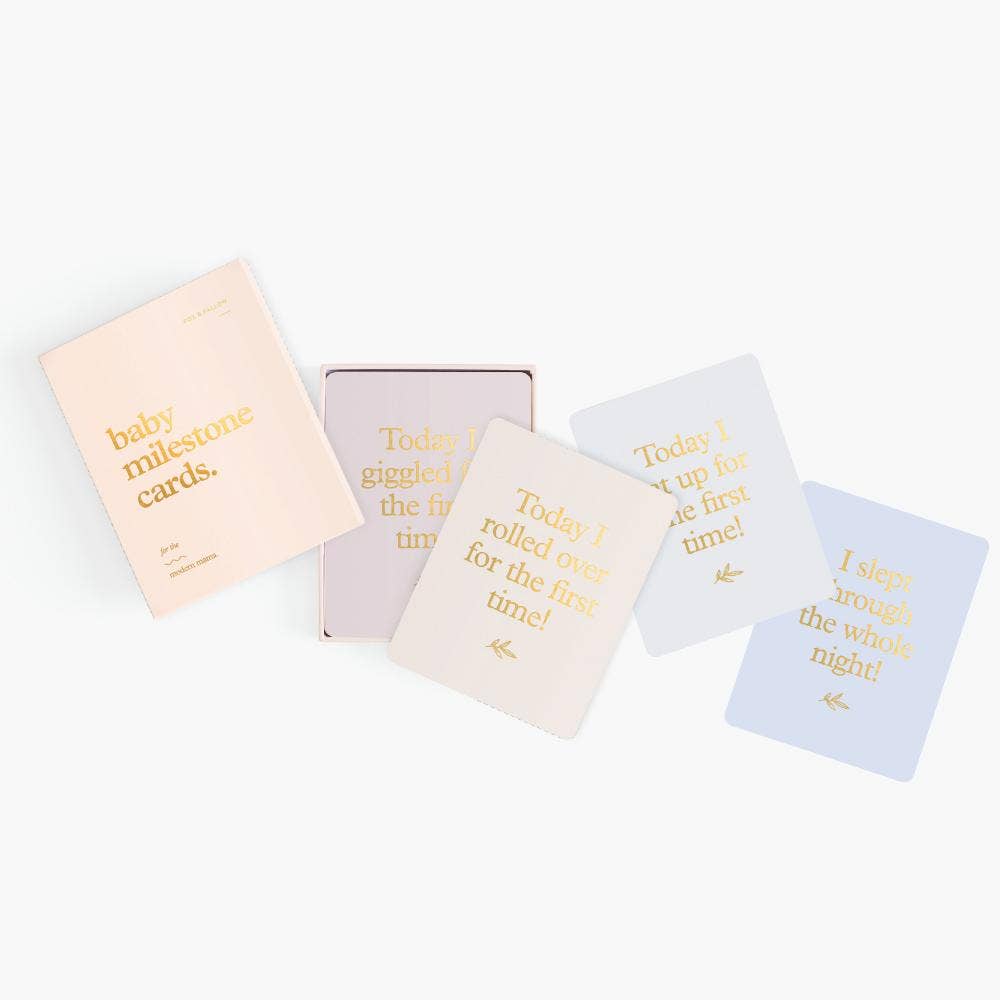 Fox & Fallow - Baby Milestone Cards