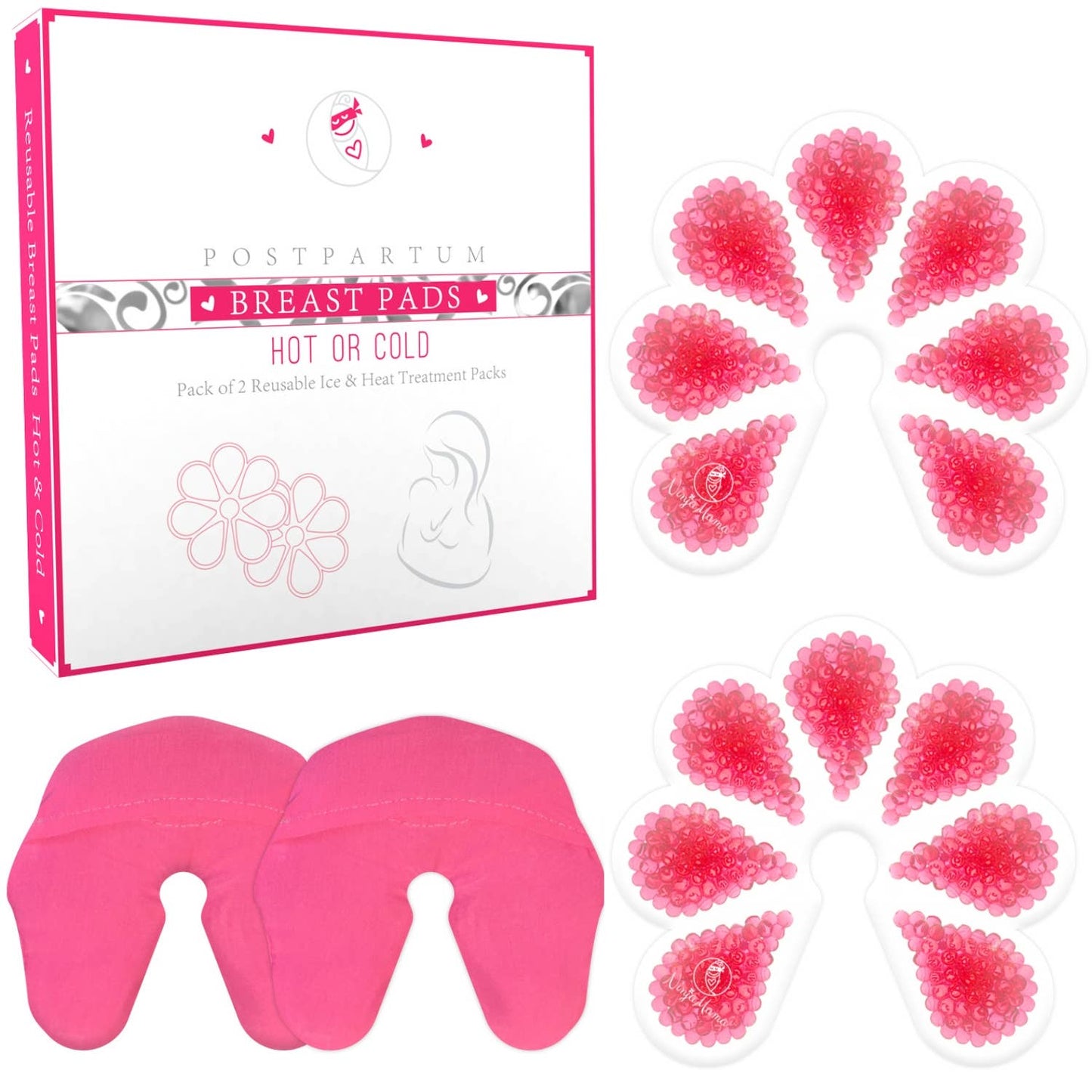 Ninja Mama - Breast Therapy Packs - Pack Of 2 (Hot Or Cold)