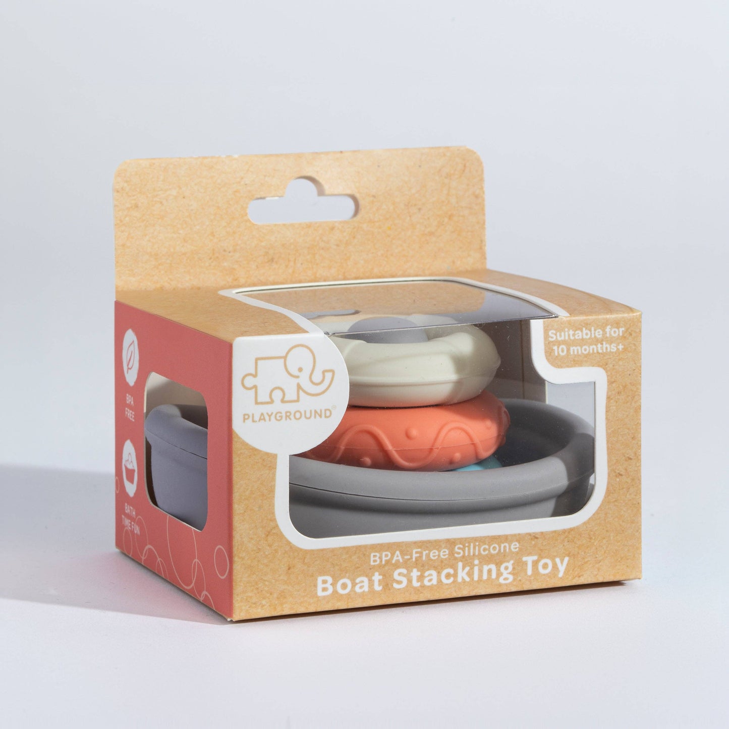 Living Textiles - Silicone Stacking Boat with Rings
