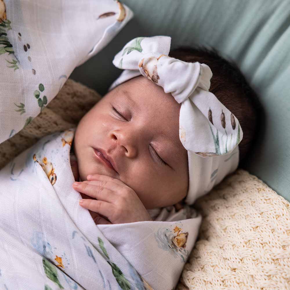 Snuggle Hunny - Duck Pond Organic Muslin Wrap