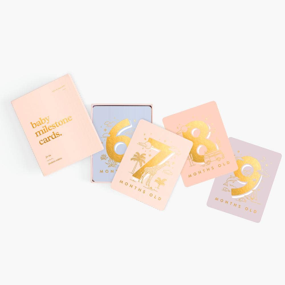 Fox & Fallow - Baby Milestone Cards