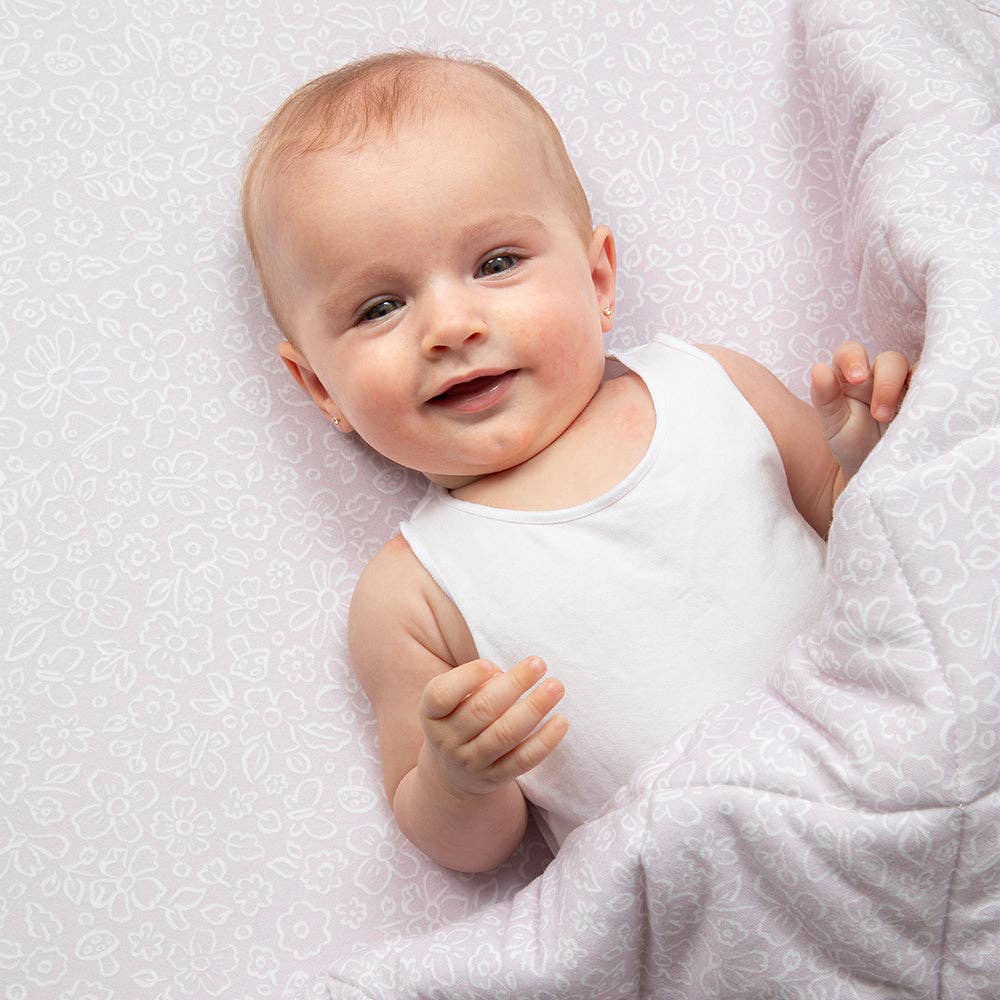 Living Textiles - Organic Cot Fitted Sheet 2 Pack - Whimsical Wonderland
