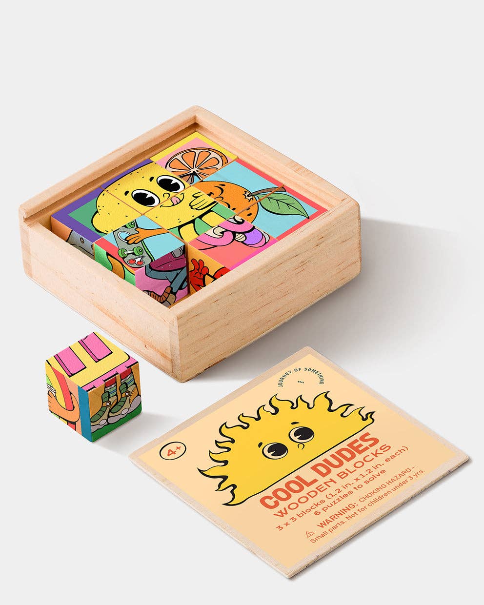 Journey Of Something AU & EU - Cool Dudes Wooden Blocks