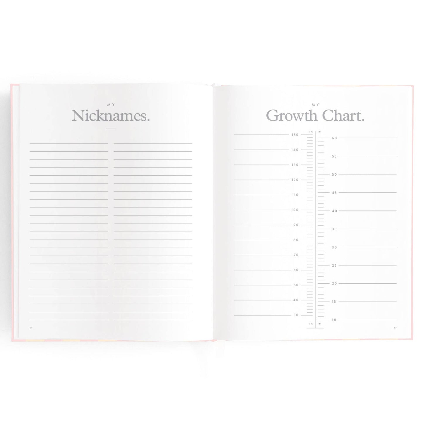 Fox & Fallow - Baby Book Petal Stripe