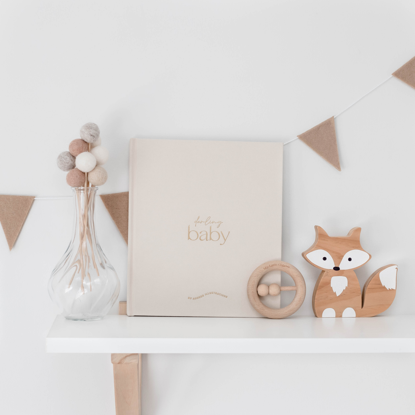 Adored Illustrations - Darling Baby Journal