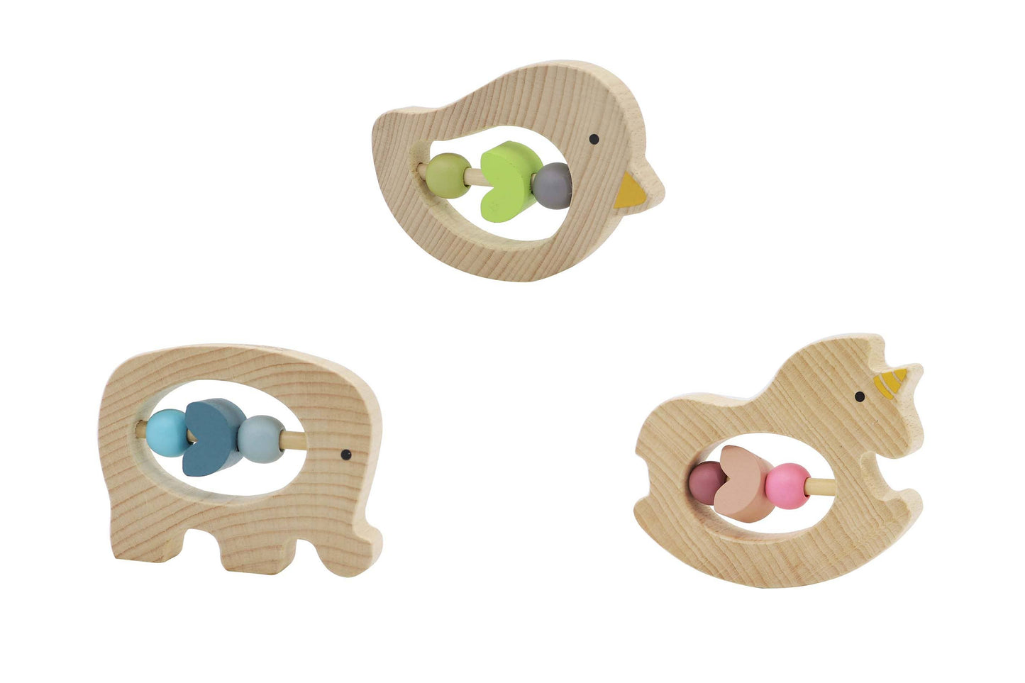 ToysLink - Wooden Baby Rattles