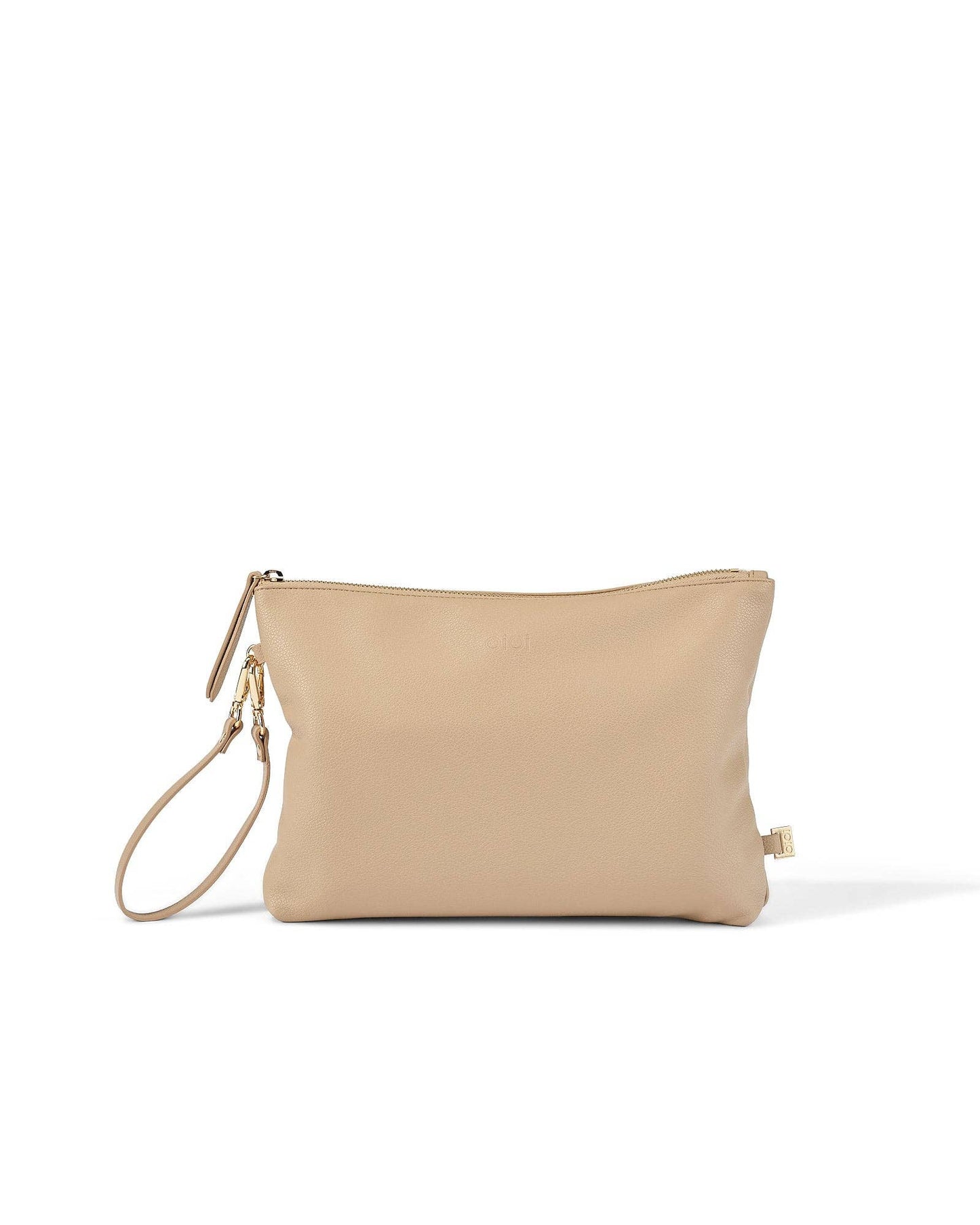 OiOi - Nappy Changing Pouch - Oat Vegan Leather