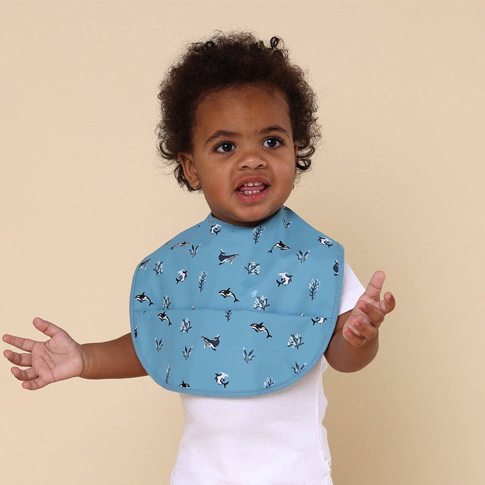 Snuggle Hunny - Blue Ocean Snuggle Bib