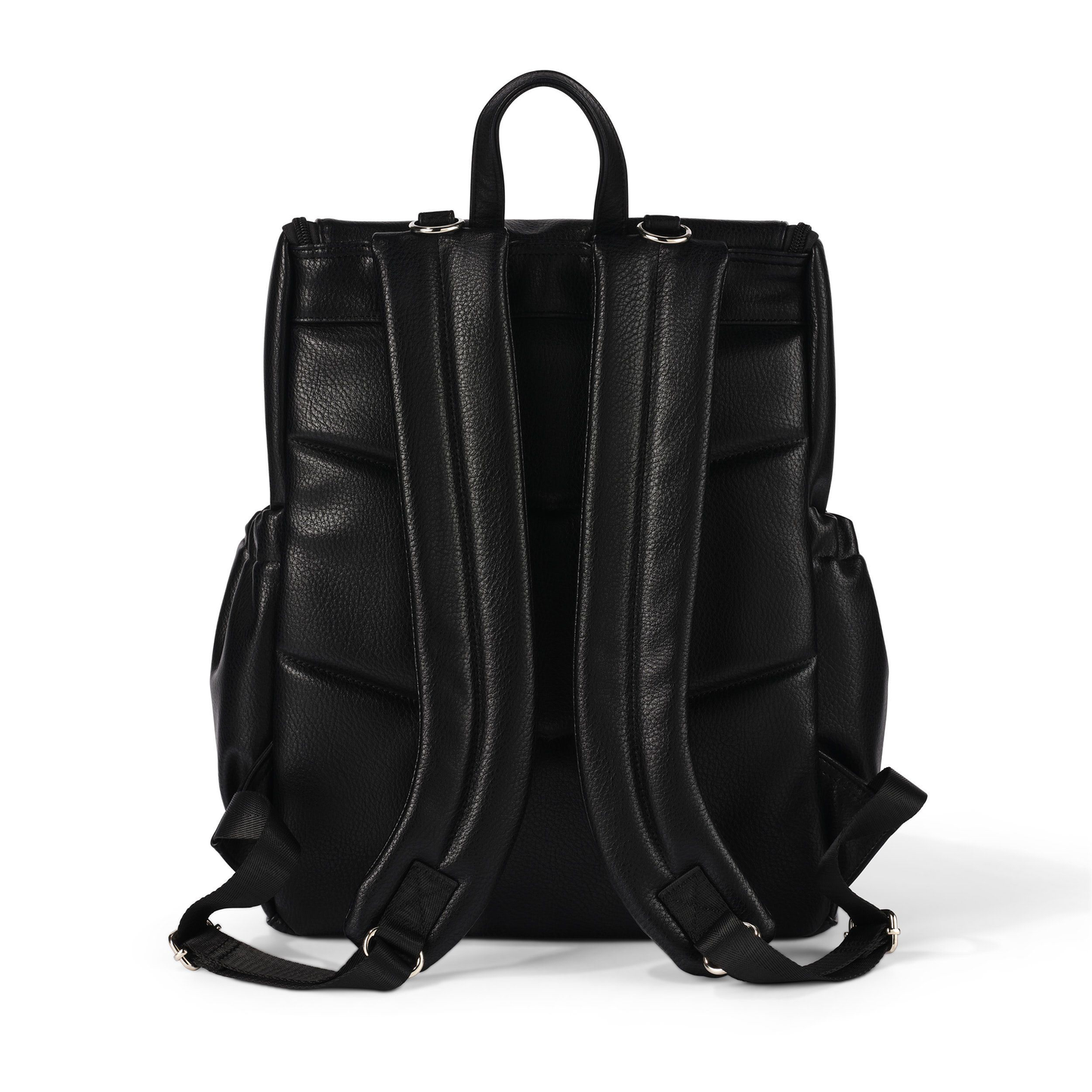 OiOi - Signature Nappy Backpack - Black Dimple Vegan Leather