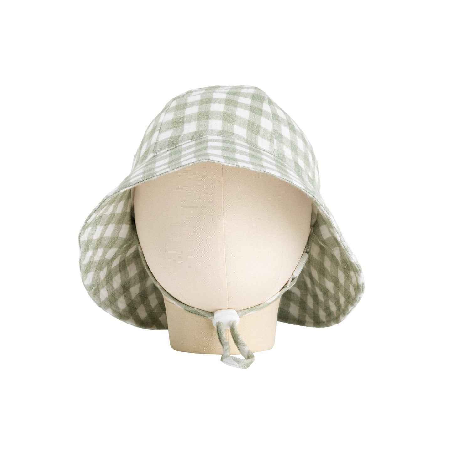 Kynd Baby - Broad Brim Hat - Sage Gingham