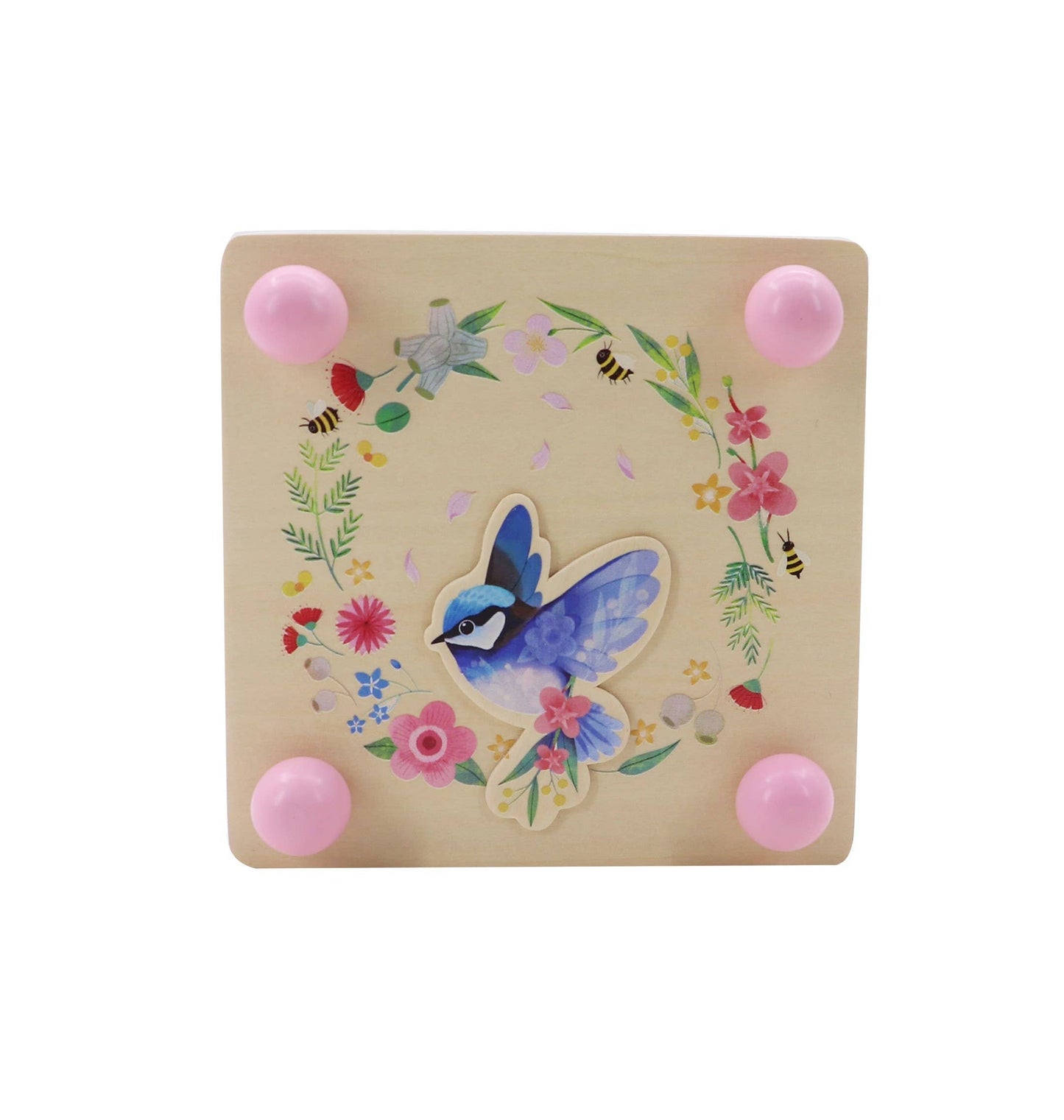 ToysLink - Wooden Blue Wren Flower Press (Australian Plants)