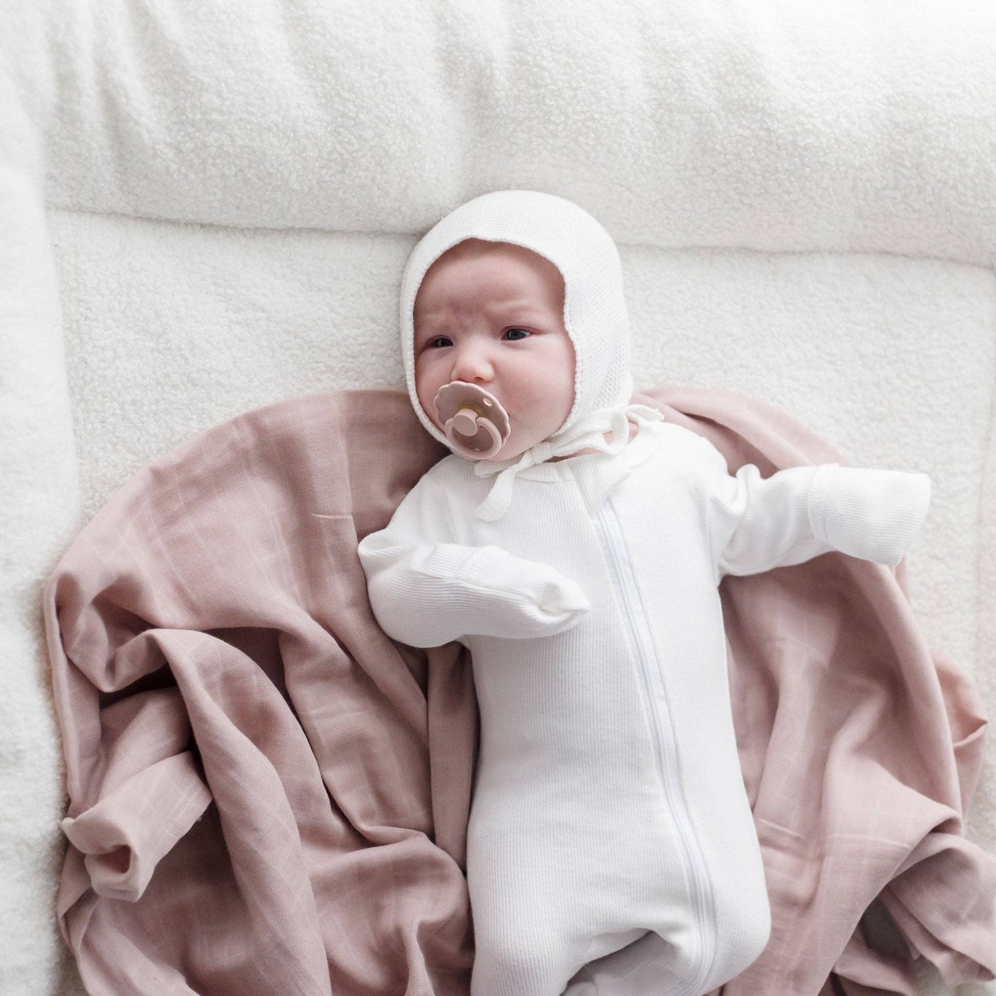 Zoe Sage - Organic Cotton Muslin Swaddle Wrap 120cm | Sunset